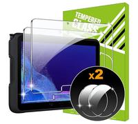 Lemxiee Cristal Templado para Samsug Galaxy Tab Active 5 Pro Protector pantalla [2+2 pieza] Vidrio templado Protector de Lente cámara y HD vidrio templado Protector pantalla