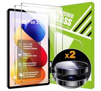 Lemxiee Cristal Templado para Xiaomi Redmi Pad 2 Pro 12.1" Protector pantalla [2+1 pieza] Vidrio templado Protector de Lente cámara