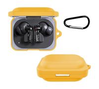 Lemxiee Funda de silicona flexible para Nothing Ear (a), funda protectora para Nothing Ear (a) (2024), color amarillo
