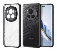 Lemxiee Funda para Honor Magic 6 Pro Cover,Ultrafino Ultraligero Funda de Silicona Flexible + acrílico Transparente para Honor Magic 6 Pro Case