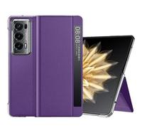 Lemxiee Funda para Honor Magic V2 Cover,Funda abatible de Cuero PU,Funda con Soporte Plegable,Ultraligero PC Case para Honor Magic V2 Funda