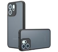 Lemxiee Funda para OPPO Reno 14 F & Reno 14 FS Case con Antihuellas/Antivibración/Antideslizante Funda de Silicona Flexible + Acrílico Esmerilado