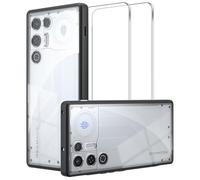 Lemxiee Funda para RedMagic 11 Air Case + [2 Pieza] Cristal Templado para RedMagic 11 Air Protector Pantalla Vidrio Templado Funda Transparente