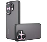 Lemxiee Funda para Vivo X200 FE Carcasa con Antihuellas/Antivibración/Antideslizante Funda de Silicona Flexible + Acrílico Esmerilado