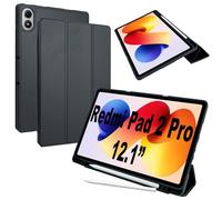 Lemxiee Funda para Xiaomi Redmi Pad 2 Pro & Poco Pad M1 12.1" Case con Soporte & Ranura para Stylus