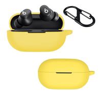 Lemxiee Funda Silicona Flexible para Beats Solo Buds Cover (2024) -Amarillo