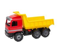 Lena 02031 Mercedes Benz Camión Volquete Juguete, Color Amarillo/roja, Large (SiMM Spielwaren GmbH