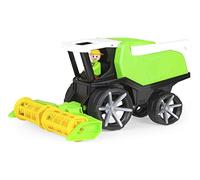 Lena 04516DF TRUXX² Cosechadoras, vehículo agrícola, aprox. 37 cm, cortadora con tubo de grano móvil, cortadora plegable y figura de juego totalmente móvil, para niños a partir de 2 años