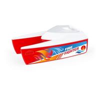 Lena - 04714 Boaties - Barco de Bomberos Estilo catamarán Aprox. 17 cm, Adecuado para bañera, Interior y Exterior, para niños a Partir de 2 años
