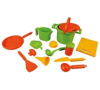 Lena- Juego de Arena y Playa, Multicolor, 14 Teile (Kochen Eco) (SiMM Spielwaren GmbH 05401)