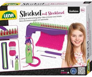 LENA 42679 - Juego de tejer, caja plegable