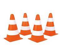 Lena- Juego de pilones, Color Naranja y Blanco, 13 x 13 x 22 cm (SiMM Spielwaren GmbH 61249)