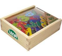 Simm- Números y Aritmética Señales Madera Caja, Multicolor, 40.0 Unidad (65824)