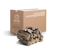 LEÑA ECOLÓGICA Leña de Olivo para Chimeneas, Estufas, Barbacoas y Hornos de Asar. 0,05m3 de leña de Olivo Troncos de leña Medianos 30-40CM Alta Durabilidad Gran Poder calorífico