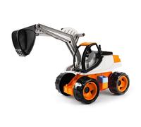 Lena GIGA Trucks Excavadora Pro - Excavadora de Juguete con Giro 360° y función de Pala hasta 20 cm de Profundidad, Ejes de Acero de 6 mm, 63 cm, Juguete para arenero para niños a Partir de 3 años