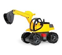 Lena- Bagger Excavador Juguete, Color Amarillo/Negro, ca. 80 cm (SiMM Spielwaren GmbH 02141)