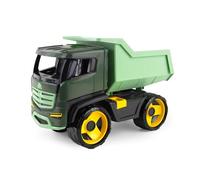 Lena GIGA Trucks Volquete Titan - Camión volquete de Juguete Aprox. 51 cm, Gran vehículo de construcción para niños a Partir de 3 años, volquete Resistente con Caja basculante, 2149, Verde