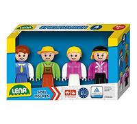 LENA- Jinetes Set de 4 móviles, Pack de Accesorios para la Serie de vehículos TRUXX², Figuras para Interior y Exterior, para niños a Partir de 12 Meses, 8 cm (SiMM Spielwaren GmbH 04491)