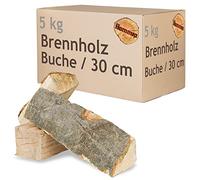 Leña Madera 5-500 kg Para estufa y Chimenea Brasero Parrilla Cesta de Fuego Troncos de Madera de Haya 30 cm Flameup, Quantité:60 kg