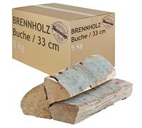 Leña Madera Selección 5-500 kg para Estufa y Chimenea Brasero Parrilla Cesta de Fuego Troncos de Madera de Haya 33 cm Flameup, Cantidad:60 kg