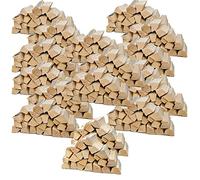 Leña Madera Selección 5-500 kg para Estufa y Chimenea Brasero Parrilla Cesta de Fuego Troncos de Madera de Haya 25 cm Flameup, Cantidad:500 kg