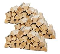 Leña Madera Selección 5-500 kg para Estufa y Chimenea Brasero Parrilla Cesta de Fuego Troncos de Madera de Haya 25 cm Flameup, Cantidad:90 kg