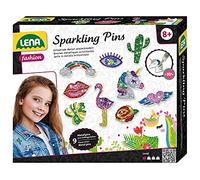 Lena Metal Espumoso Alfiler Completo Artesanía Set por 8+ Años Niños, Multicolor