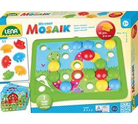 Lena Mi Primera Clavija Mosaico Juego Set por 2+ Años Niños, Multicolor