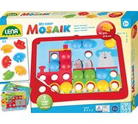 Lena Mi Primera Clavija Mosaico Juego Set por 2+ Años Niños, Multicolor
