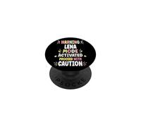 Lena Personalized Women's Gift Custom Lena PopSockets PopGrip Adhesivo