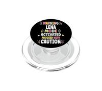Lena Personalized Women's Gift Custom Lena PopSockets PopGrip para MagSafe