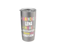 LENA Personalized Women's Gift Custom LENA Vaso térmico de acero inoxidable de doble pared