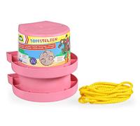 Lena- Balde Zancos, Color Rosado, 13 cm (SiMM Spielwaren GmbH 61412)