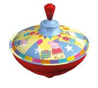 LENA® Trompo 13 cm Peppa Pig - Ø 13 cm, para Niños a Partir de 18 Meses, en Bolsa con Etiqueta, Hecho en Europa