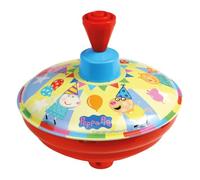 LENA® Trompo 13 cm Peppa Pig - Ø 13 cm, para Niños a Partir de 18 Meses, en Bolsa con Etiqueta, Hecho en Europa