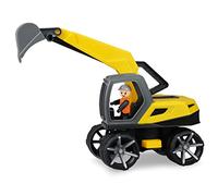 Lena- Excavadora Juguete, Color Amarillo/Negro (SiMM Spielwaren GmbH 04511)