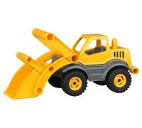 LENA Vehículo de construcción infantil Kinder »Eco Actives«, de mezcla de plástico y madera. (pala cargadora)
