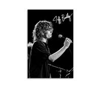 Lenaeo Jeff Póster Buckley Music Vintage Live para habitaciones, lienzo estético, arte de pared, decoración de dormitorio, póster de 30 x 45 cm