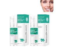 Lenaro Mousse - Lenaro Herbal Brightening Oral Repair Mousse, Lenaro Probiotics Bright Whitening Teeth Mousse, refresca el aliento y limpia profundamente los dientes (2 unidades)