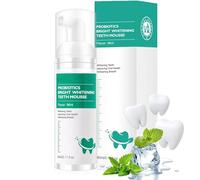 Lenaro Probiotics Mousse blanqueador brillante para dientes, Lenaro Herbal Brightening Oral Repair Mousse, Lenaro Teeth Mousse, pasta de dientes refrescante para limpieza (1pcs)