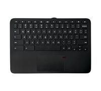 lenboes Funda superior para reposamanos para laptop con teclado estadounidense y panel táctil, repuesto para HP Chromebook 11 G9 EE (Intel) M47382-001 M51829-001 (no para 11MK G9 EE)