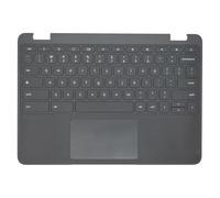 lenboes Funda superior para reposamuñecas para portátil con teclado de Estados Unidos, panel táctil, trackpad, repuesto para Lenovo 100e Chromebook Gen 4, Intel 83G8 83G9 5CB1M21496