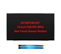 Lenboes Pantalla para portátil NV140FHM-N4T N4N NV140FHM-N4F N4U N140HCA-E5B E5C N140HCE-ET2 N140HCE-G53 35.6 cm FHD 1920x1080 30 pines IPS LCD no táctil panel de pantalla LED de repuesto (FHD no FHD