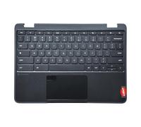 lenboes Reposamanos para portátil con teclado de EE. UU., cubierta superior, repuesto para Lenovo 100e Chromebook Gen 4 MTK 82W0 82W1 WWAN 5M11H62892