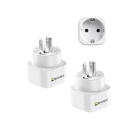 LENCENT 2 Piezas Adaptador Enchufe USA Tipo B de España a EE.UU.