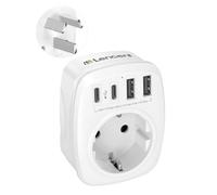 LENCENT Adaptador Enchufe Australia, Adaptador Chino de Viaje, Tipo I