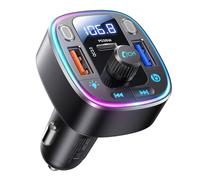 LENCENT Transmisor FM Bluetooth 5,4, Manos Libres Reproductor Música Coche