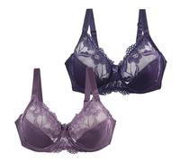 Lencería femenina 36/80 38/85 40/90 42/95 44/100 46/105 sujetador de copa sexy de encaje para mujer, lencería de tallas grandes para mujer, P, 80D