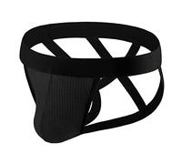 Lenceria Hombre Sexy, Calzoncillos Elefante Gay Slip Eróticas G-String Talle Bajo Ropa Interior Halter V Sling Jockstrap Extremo Calzoncillos Sexy Transpirable Suspensorio Tanga Clásico Leopardo