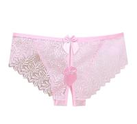 Lencería Mujer - Ropa Interior De Mujer Pantalones Cortos De Abierta con Encaje Sexy Deseo Y Intrigante (M)